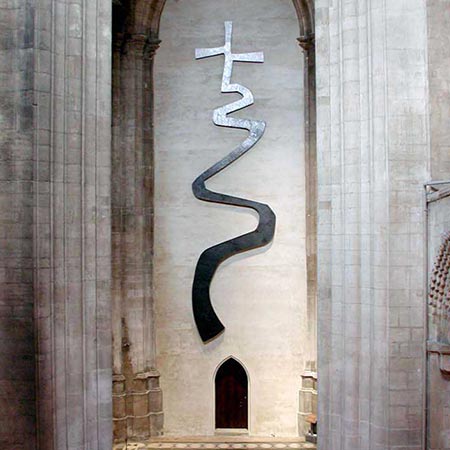 The Way of Life, Ely Cathedral 2000 Aluminium 11m