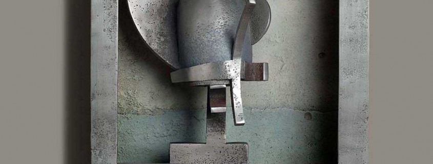 Venitian Head (King) 2004 Aluminium 50cm