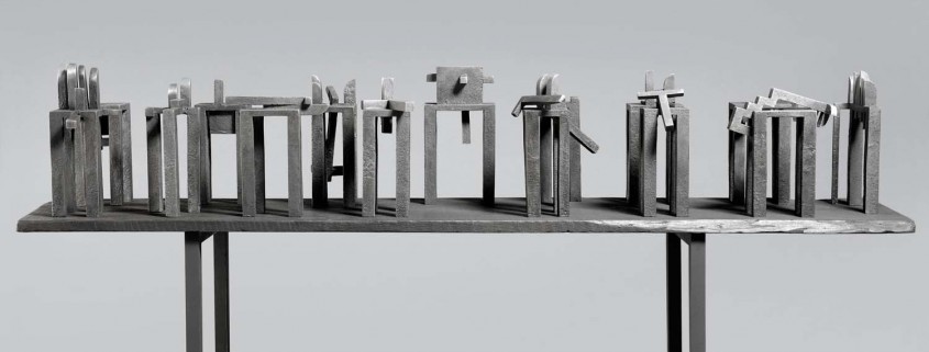 Ports of Call (Maquette) 2005/6 Aluminium 1.5m x 1.8m